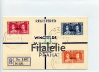 1937 NIUE/ENGLAND REGIST/FDC