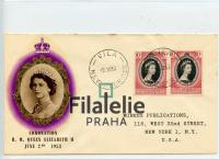 1953 NEW HEBRIDES/US QEII/FDC