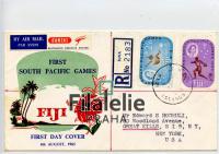 1963 FIJI/US QEII/REG/FDC 2SCAN