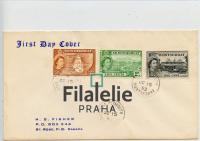 1953 MONTSERAT/CANADA QEII/FDC