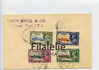 1935 TURKS KGV/FDC