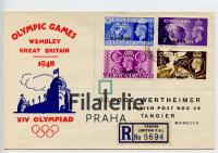 1948 TANGIER KGVI/REG/FDC