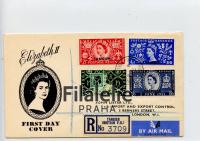 1953 TANGIER/ENGLAND QEII/REG/FDC