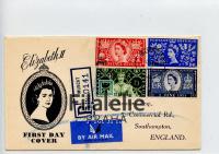 1953 OMAN/ENGLAND QEII/REG/FDC