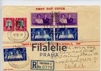 1947 SOUTH AFRICA/US KGVI/REG 2SCAN