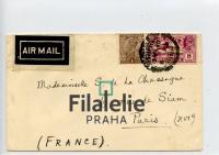 1930 INDIA/FRANCE KGV/AIR 2SCAN