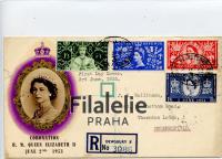 1953 GB QEII/FDC/REG 2SCAN