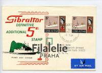 1969 GIBRALTAR/US QEII/FDC