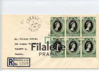1954 DOMINICA/CANADA QEII/REG 2SCAN