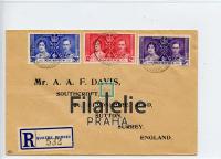 1937 MAURITIUS/UK KGVI/REG