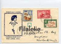 1938 FIJI/GIBRALTAR KGVI/FDC