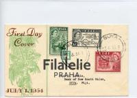 1954 FIJI QEII/FDC