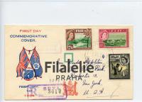 1954 FIJI/US QEII/FDC/REG 2SCAN