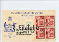 1953 FIJI/US QEII/FDC