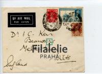 1937 INDIA/ENGLAND KGV/AIR