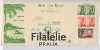 1961 FIJI/CANADA QEII/FDC 2SCAN