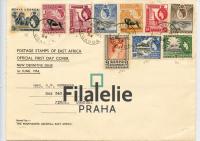 1954 KUT/UGANDA QEII/FDC