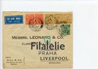 1934 INDIE/ENGLAND KGV/AIR