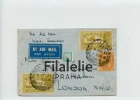 1934 INDIA/ENGLAND KGV/AIR