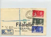 1937 JAMAICA/ENGLAND KGVI/REG 2SCAN