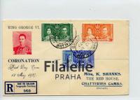 1937 KUT/ENGLAND KGVI/REG/FDC