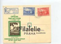 1937 AUSTRALIA REG/FDC 2SCAN