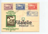 1937 AUSTRALIA/US REG/FDC 2SCAN