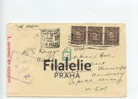 1945 AUSTERLIA/US KGVI/CENSOR