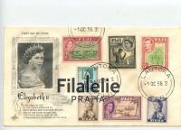 1956 FIJI QEII/FDC