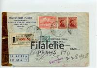 1943 URUGUAY/US AIR/REG/CENSOR 2SCAN