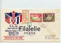 1943 CURACAO/US AIR/REG/CENSOR 2SCAN