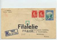 1934 JAMAICA/US KGV/REG 2SCAN