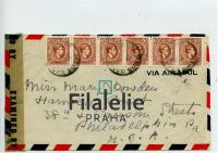 1943 JAMAICA/US KGVI/CENSOR