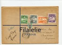 1938 ANTIGUA/ENGLAND KGVI/FDC