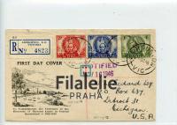 1946 AUSTRALIA/US REG/FDC 2SCAN