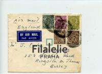 1936 INDIA/ENGLAND KGV/AIR
