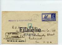 1941 INDIA/US KGVI/CENSOR