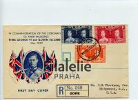 1937 NEW ZEALAND/US REG/KGVI 2SCAN