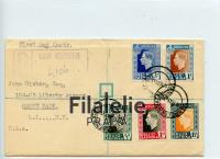 1937 S.AFRICA/US KGVI/REG/FDC 2SCAN