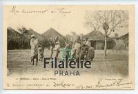 1905 WOMAN/VILLAGE/SENEGAL TAXPOST/BELGIE/2SCAN