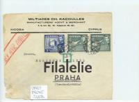 1947 CYPRUS/CSSR OnlyFrontCover