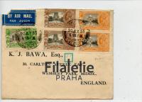 1935 INDIE/ENGLAND KGV/AIR