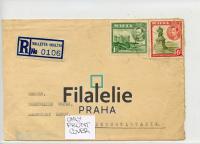 1947 MALTA/CZECH KGVI OnlyFrontCover