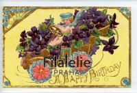 1910 BRITHDAY/US/EMBOSS POST/2SCAN