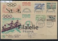 1953 FRANCE/SPORT/4FDC 979/82