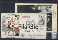 1956 FRANCE/BASKET/FDC/MC 1100