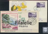 1959 FRANCE/GUADELOUPE/2FDC 1234 I/II