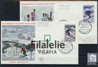 1962 FRANCE/SKI/2FDC 1379/80