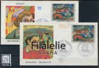 1968 FRANCE/GAUGUIN/2FDC 1635 I/II