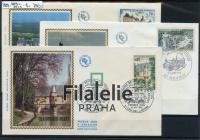 1969 FRANCE/CASTLE/3FDC 1663+73+6